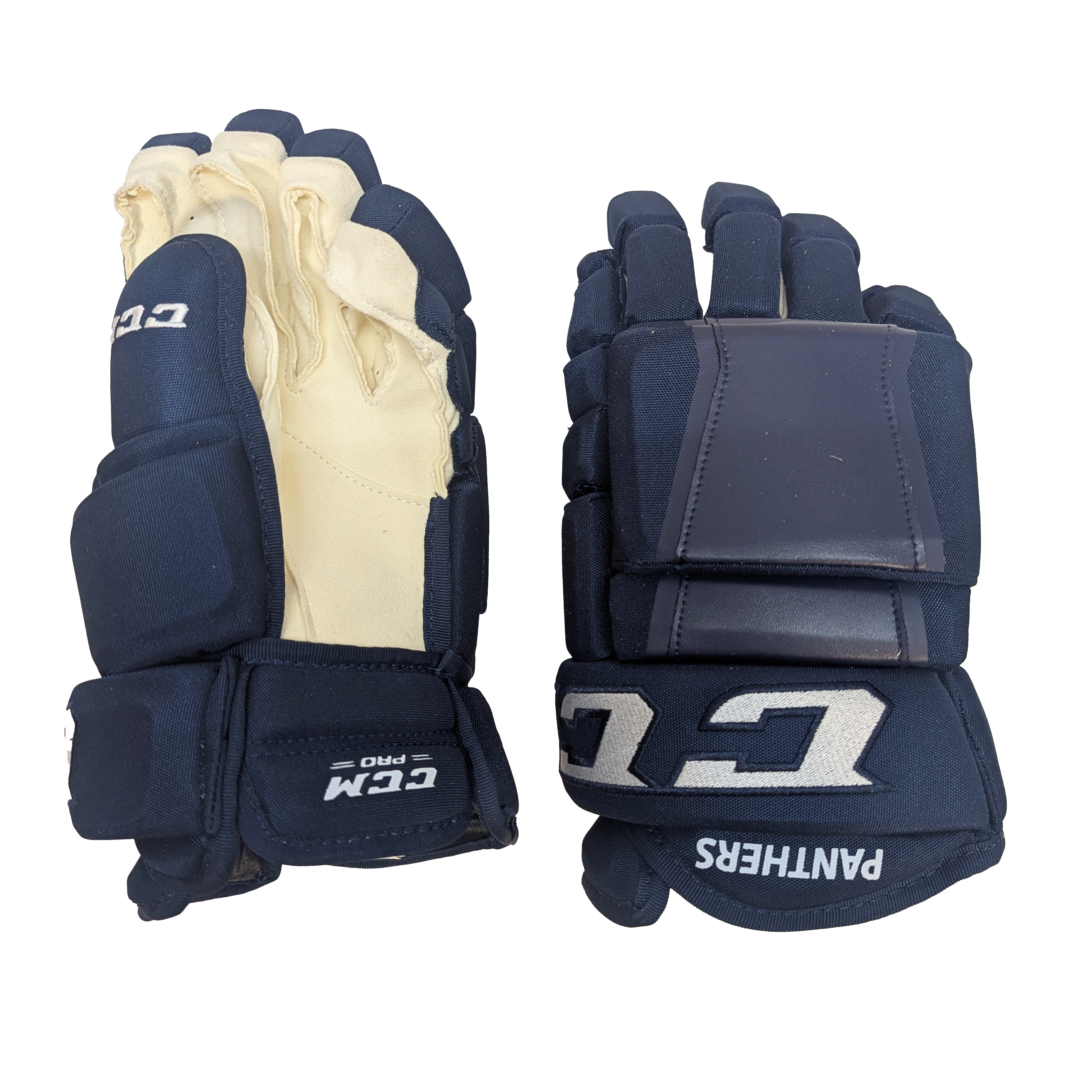 CCM HG97PP - Gant NHL Pro Stock - Panthers de la Floride (bleu marine)
